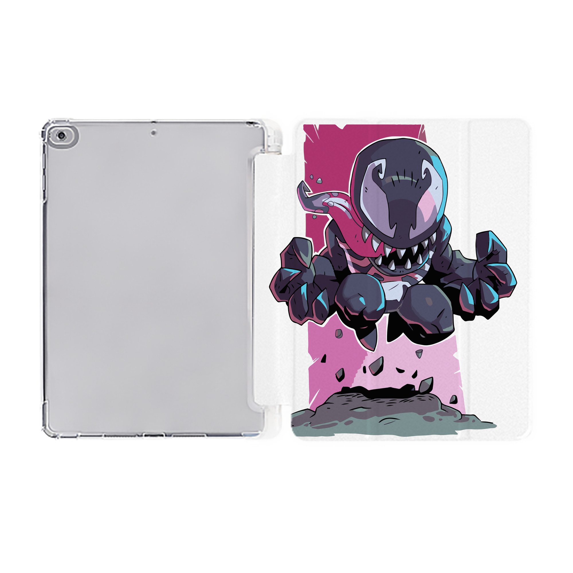 （画像用） アベンジャーズ The Avengers IPad ケース ペン収納付き 三つ折りスタンド PUレザー×シリコン 対応機種9.5/10.5/10.9インチ